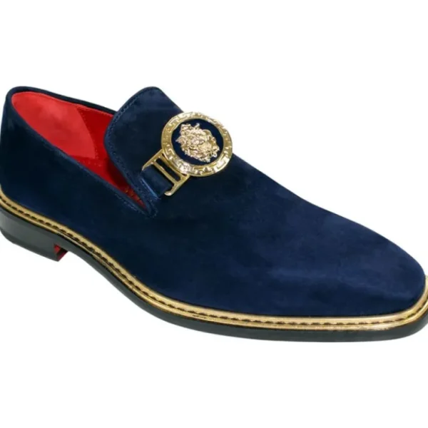 emilio_franco_couture_ef__0-2.webp Fashion Emilio Franco Couture EF102 Suede Shoes Navy