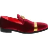 Cheap Emilio Franco Couture EF13P Velvet Shoes Burgundy
