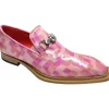 Outlet Emilio Franco Couture Narciso Patent Croco Multi Print Shoes Pink Combo