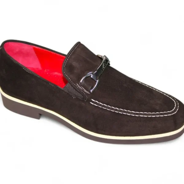 Online Emilio Franco Nino II Suede Loafers Chocolate