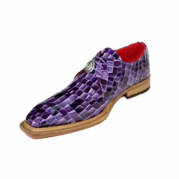 emilio_franco_santo_paten_1-2.webp Store Emilio Franco Santo Patent Croco Print Shoes Purple Combo PurpleCombo