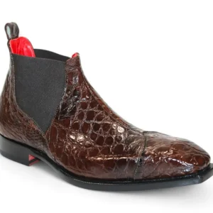 Sale Fennix Cole Genuine Alligator Shoes Brown