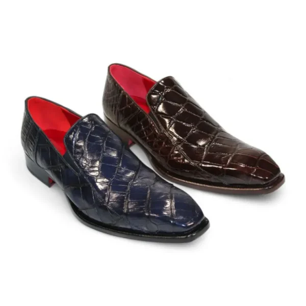 fennix_dustin_genuine_all_3.webp Fashion Fennix Dustin Genuine Alligator Shoes Navy