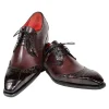 Clearance Fennix Jax Genuine Alligator / Calfskin Shoes Burgundy