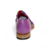 Clearance Fennix Landon Genuine Alligator/ Leather Shoes Purple/Lavender