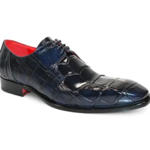 Clearance Fennix Logan Alligator Shoes Navy
