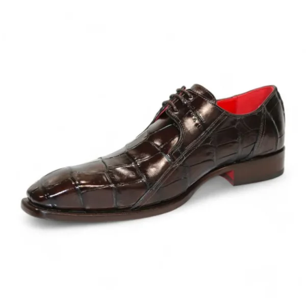 Online Fennix Logan Alligator Shoes Chocolate