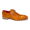 Cheap Fennix Logan Genuine Alligator Shoes Cognac