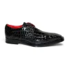 Clearance Fennix Rowan Genuine Alligator Shoes Black