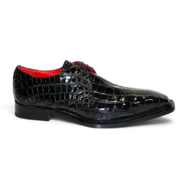 Clearance Fennix Rowan Genuine Alligator Shoes Black
