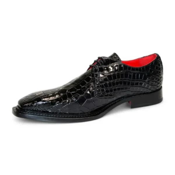 Clearance Fennix Rowan Genuine Alligator Shoes Black