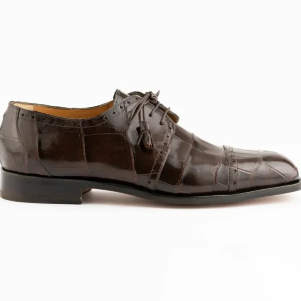 ferrini__alligator_cap_to_0-1.webp Hot Ferrini 3798 Alligator Cap Toe Shoes Chocolate