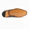 Shop Ferrini 3724 Alligator Penny Loafers Chocolate