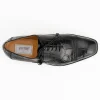 Best Ferrini 3922 Belly Alligator Cap Toe Shoes Black