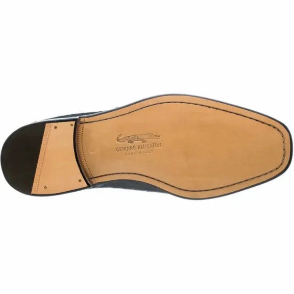 ferrini__belly_alligator__2-7.webp Online Ferrini 3520 Belly Alligator Split Toe Shoes Navy