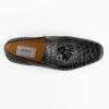 Hot Ferrini 3918 Crocodile Tassel Loafers Black