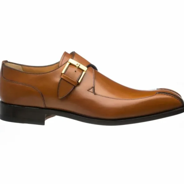 ferrini__french_calfskin__0-3.webp Clearance Ferrini 3873 French Calfskin Single Monkstrap Shoes Brown
