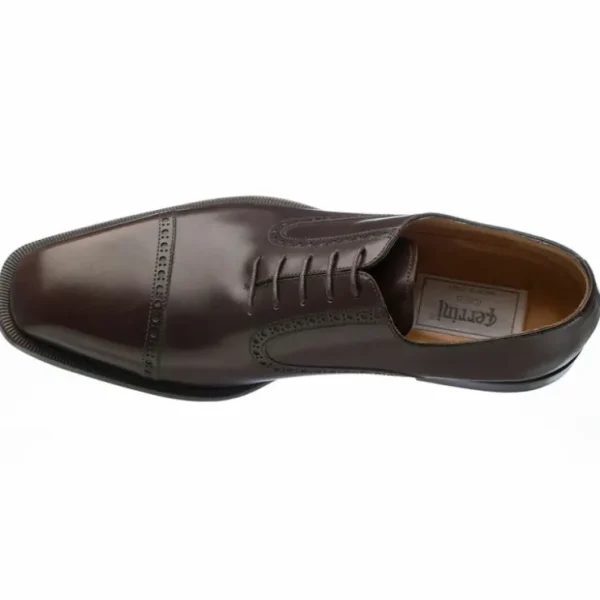 ferrini__french_calfskin__1-10.webp Shop Ferrini 3922 French Calfskin Cap Toe Shoes Brown