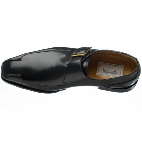 ferrini__french_calfskin__1-2.webp Sale Ferrini 3873 French Calfskin Single Monkstrap Shoes Black