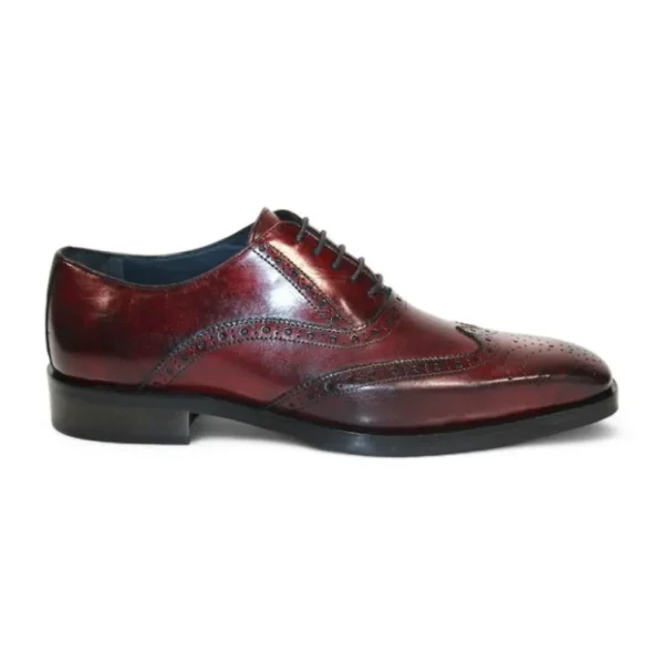 firmani_donald_leather_sh_1-4.webp Clearance Firmani Donald Leather Shoes Antique Red
