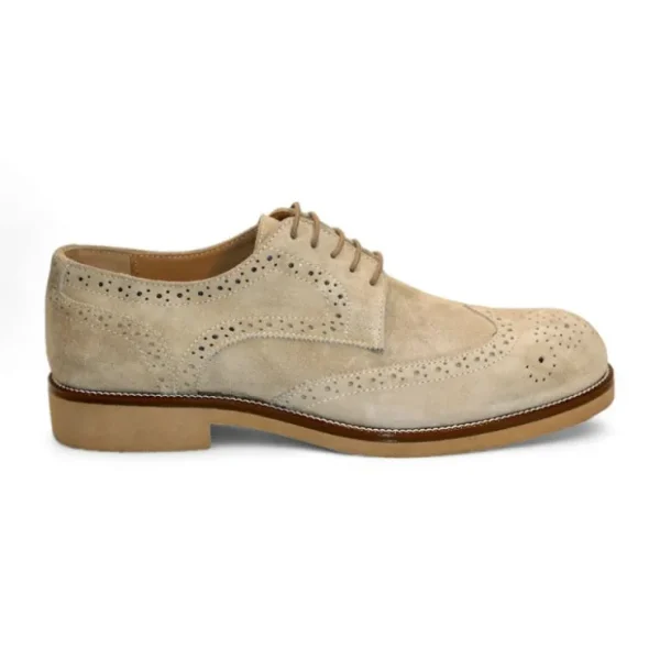 Outlet Firmani George Suede Shoes Beige