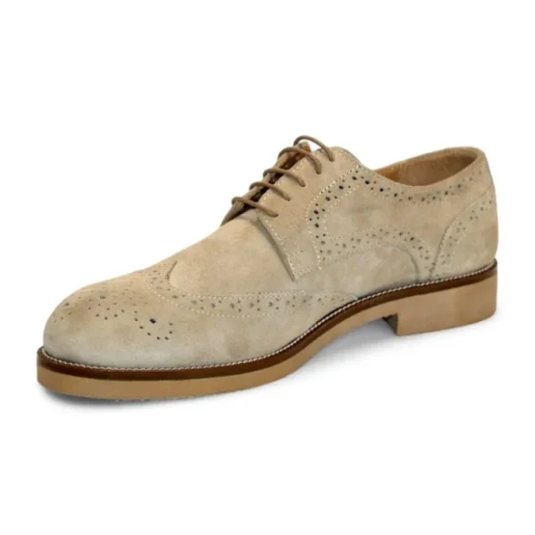 Outlet Firmani George Suede Shoes Beige