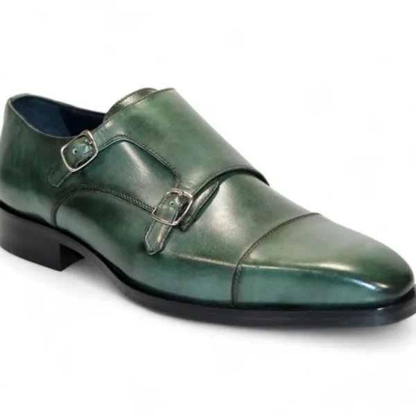 firmani_percy_leather_sho_0-1.webp Sale Firmani Percy Leather Shoes Green