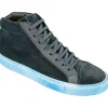 Shop Belvedere Giovacchini by Ruben Suede Sneaker Blue