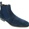 Best Sale Belvedere Giovacchini by Milano Suede Cheslea Boot Blue