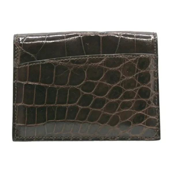 gracen_nile_crocodile_car_2-1.webp Online Zelli Gracen Nile Crocodile Card Case Brown
