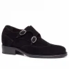 Clearance Guido Maggi Post Street Suede Calfskin Shoes Dark Brown DarkBrown