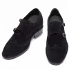 Clearance Guido Maggi Post Street Suede Calfskin Shoes Dark Brown DarkBrown