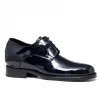 New Guido Maggi Via della Spiga Patent Calfskin Leather Shoes Black