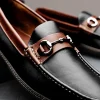 New Handsewn Shoe Co. Bit Driver Black / Brown BlackBrown