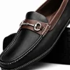 New Handsewn Shoe Co. Bit Driver Black / Brown BlackBrown