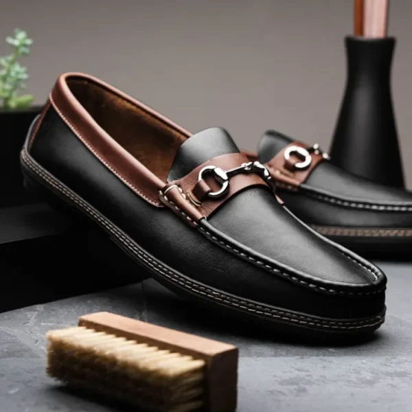 handsewn_shoe_co_bit_driv_7-1.webp New Handsewn Shoe Co. Bit Driver Black / Brown BlackBrown