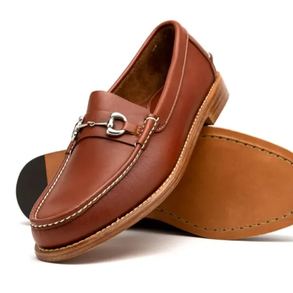 handsewn_shoe_co_bit_loaf_1-1.webp Clearance Handsewn Shoe Co. Bit Loafer Brown