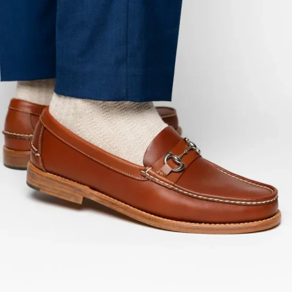 handsewn_shoe_co_bit_loaf_14.webp Clearance Handsewn Shoe Co. Bit Loafer Brown