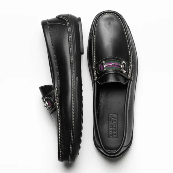 handsewn_shoe_co_bit_stri_4-1.webp Flash Sale Handsewn Shoe Co. Bit Stripe Driver Black