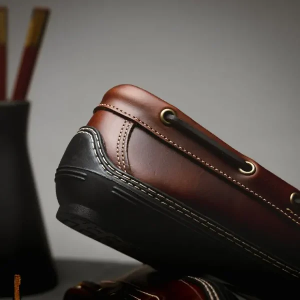 handsewn_shoe_co_boat_dri_8.webp Best Sale Handsewn Shoe Co. Boat Driver Dark Brown DarkBrown