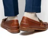 Hot Handsewn Shoe Co. Buckle Kilt Loafer Brown