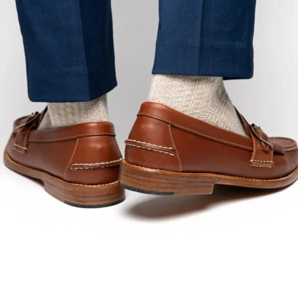 handsewn_shoe_co_buckle_k_11-1.webp Hot Handsewn Shoe Co. Buckle Kilt Loafer Brown
