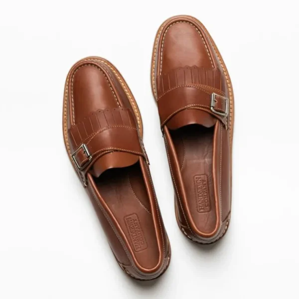 handsewn_shoe_co_buckle_k_4-1.webp Hot Handsewn Shoe Co. Buckle Kilt Loafer Brown