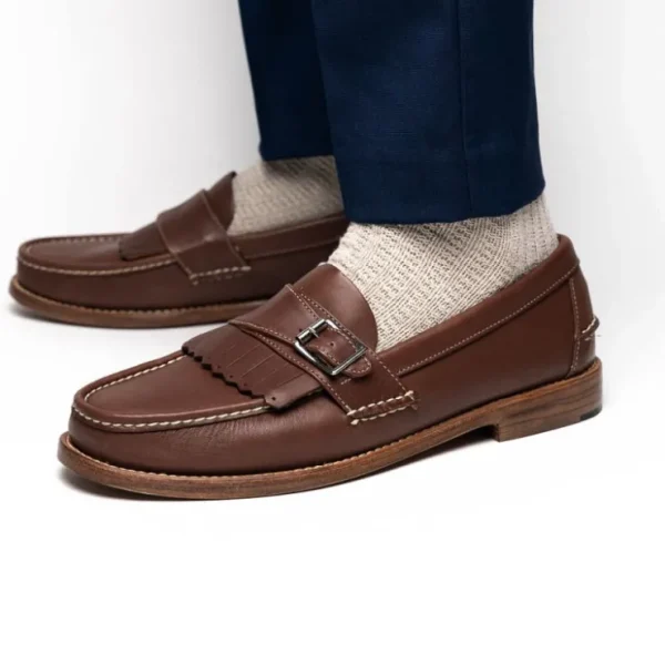 handsewn_shoe_co_buckle_k_4-2.webp Cheap Handsewn Shoe Co. Buckle Kilt Loafer Dark Brown DarkBrown
