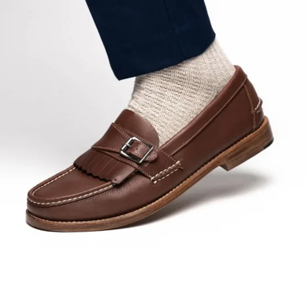 handsewn_shoe_co_buckle_k_5-2.webp Cheap Handsewn Shoe Co. Buckle Kilt Loafer Dark Brown DarkBrown