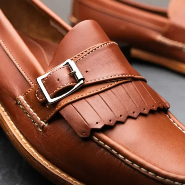 handsewn_shoe_co_buckle_k_6-1.webp Hot Handsewn Shoe Co. Buckle Kilt Loafer Brown