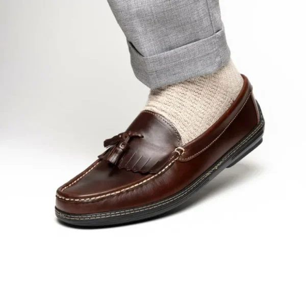 handsewn_shoe_co_fringe_t_11-2.webp Best Handsewn Shoe Co. Fringe Tassel Driving Loafers Dark Brown DarkBrown