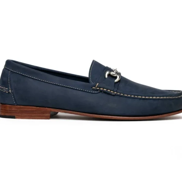 handsewn_shoe_co_nubuck_b_0-1.webp Outlet Handsewn Shoe Co. Nubuck Bit Loafers Navy