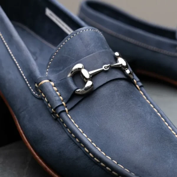 handsewn_shoe_co_nubuck_b_6-1.webp Outlet Handsewn Shoe Co. Nubuck Bit Loafers Navy