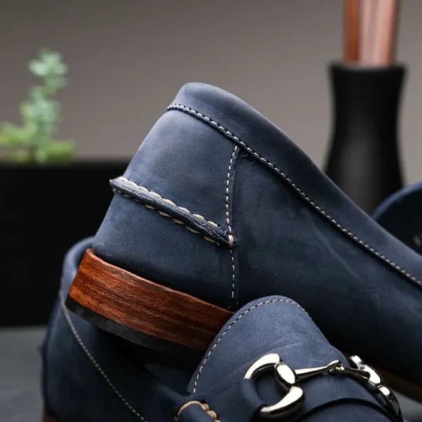 handsewn_shoe_co_nubuck_b_7-1.webp Outlet Handsewn Shoe Co. Nubuck Bit Loafers Navy